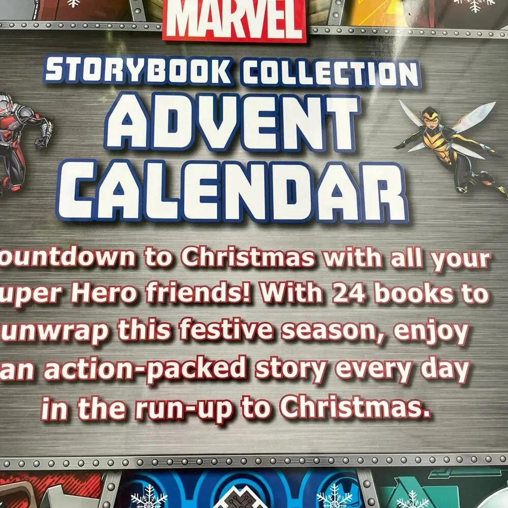 Marvel Storybook Collection 24 Mini Books for Kids 2021 Advent Calendar NEW